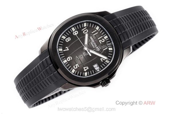 Swiss 1:1 Patek Philippe Aquanaut Series Watch DLC Carbon Case Swiss Cal324