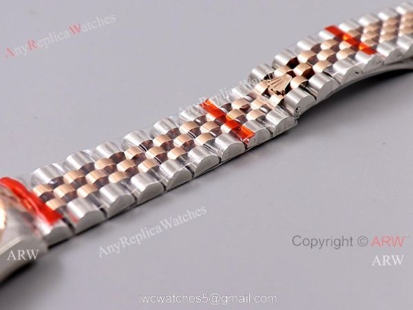 (TW) Replica Rolex Datejust 31mm Watch Rolex Jubilee Rose Gold Swiss eta2836