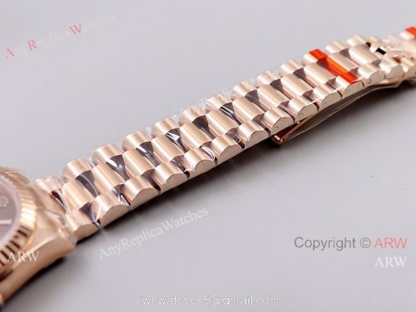(TW) Swiss Fake Presidential Rolex Oyster Perpetual Datejust 31mm Watch Chocolate with Roman Dial