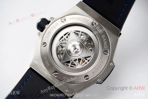 NEW! Swiss Grade Hublot Big Bang Sang Bleu Titanium Blue Watch HUB1213