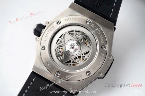 NEW! Swiss HUB1213 Hublot Big Bang Sang Bleu Titanium Watch 45mm