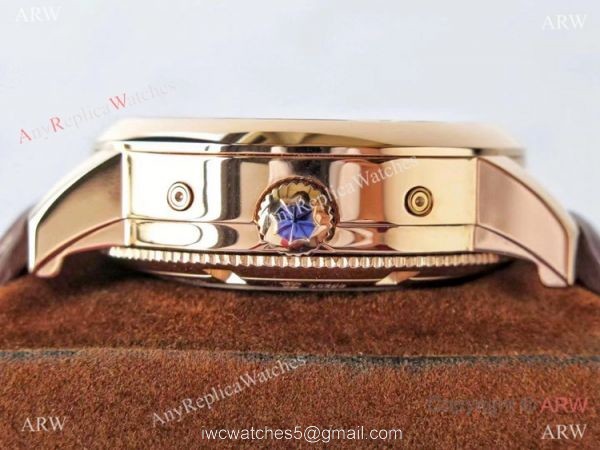 Swiss Replica Vacheron Constantin Traditionnelle Complete Calendar AIF Watch Rose Gold