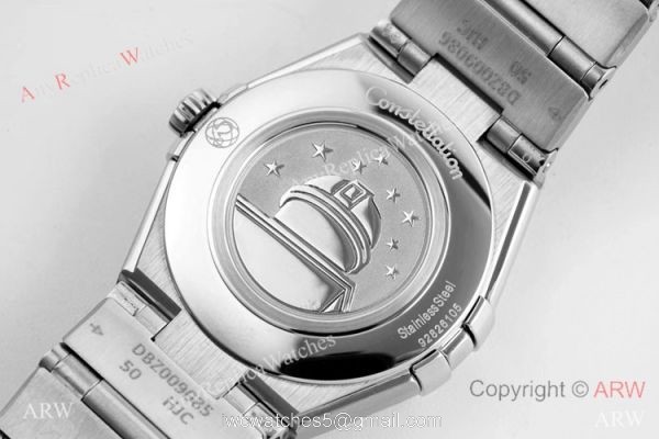 NEW Swiss Copy Omega Constellation Silver Steel Watch 28mm Women
