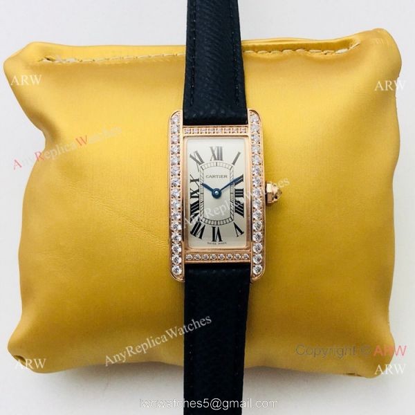 2020 New Copy Cartier Tank Americaine Women Watches Swiss Quartz Movement