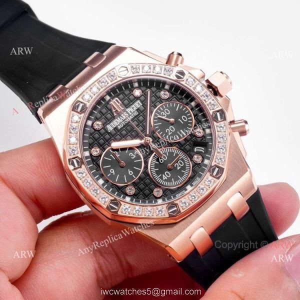 Audemars Piguet Royal Oak Offshore Watches Rose Gold Diamond