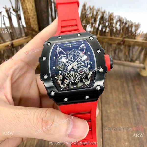 Best Quality Richard Mille RM35-02 Rafael Nadal All Black Watches Men