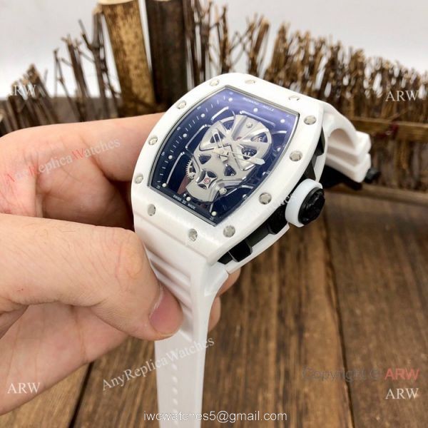 NEW! Copy Richard Mille RM52-06 Tourbillon Mask Watches Ceramic Case