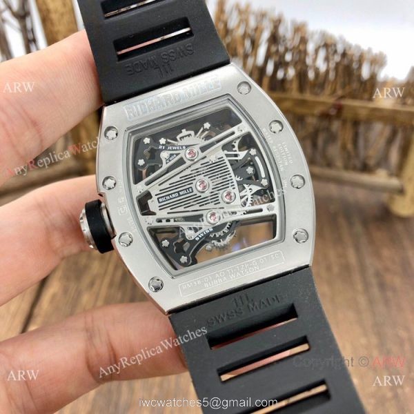 AAA Copy Richard Mille Bubba Watson RM38-01 Men Watch SS Diamond