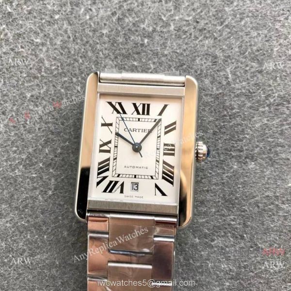 2020 Replica Stainless Steel Cartier Tank Solo Men Watch
