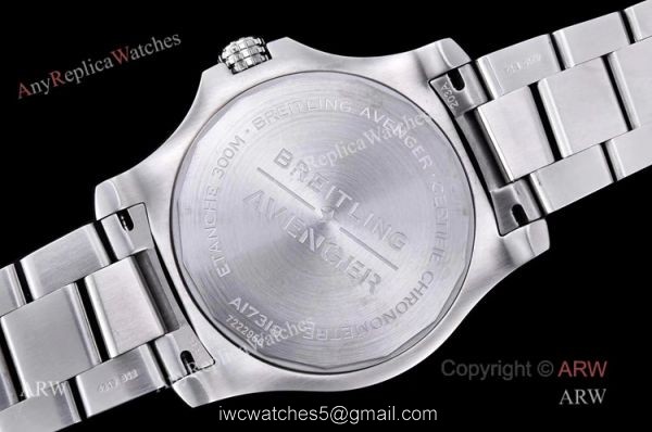 (GF) Best Breitling Avenger 43 Blue Dial Stainless Steel Swiss Replica Watches