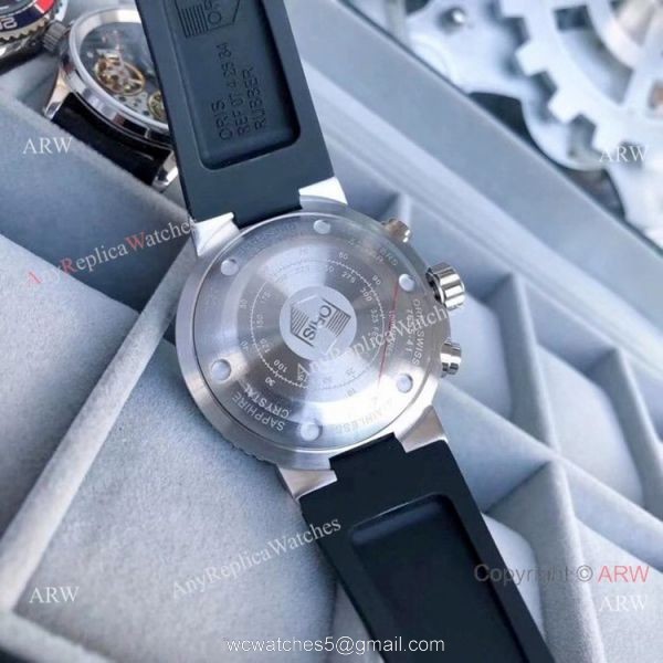 Oris ProDiver Chronograph Replica Watches Black Red