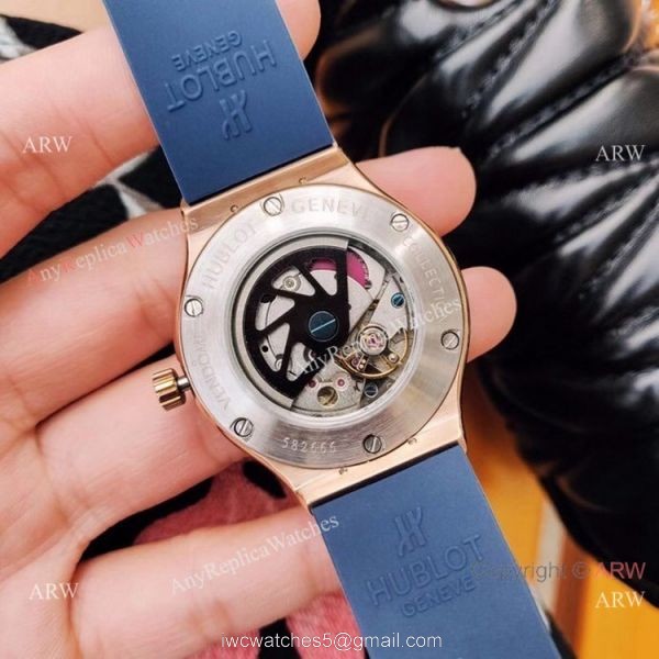 Replica Hublot Big Bang Green Diamond Watche Women Size