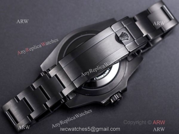 V6 Factory 1:1 Swiss Replica Rolex BLAKEN Submariner Watch Swiss 3135 Movement