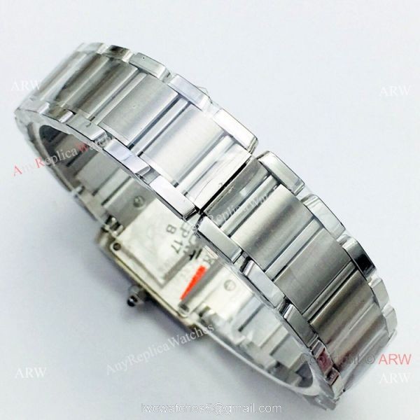 Super Clone Cartier Tank 2301 CC708177 Watch Cream Dial Lady Size