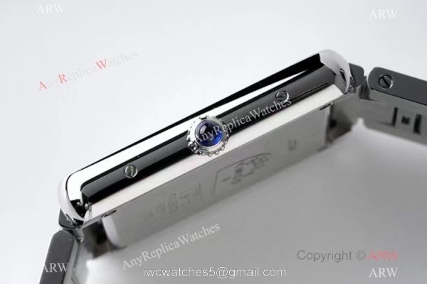 New! Swiss Cartier Tank Solo AF Factory Stainless Steel Watch Mid-size