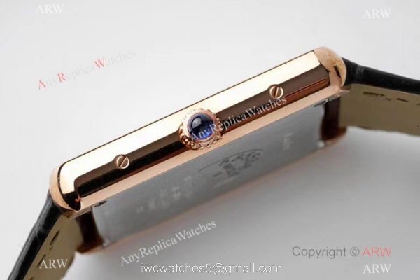 New! AF Factory Cartier Tank Solo Rose Gold Replica Watch Swiss Quartz