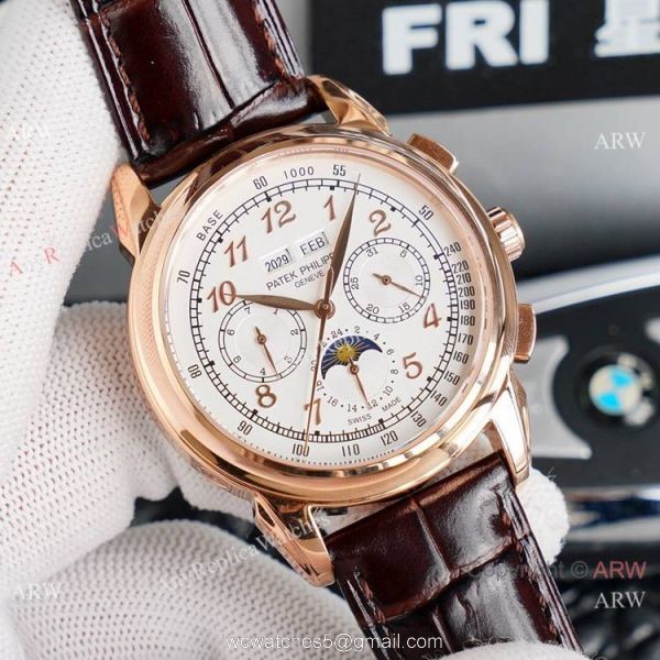 Swiss Grade Copy Patek Philippe Geneve Base 1000 Watch Arabic Markers 41mm