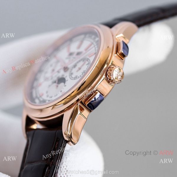 Swiss Clone Patek Philippe Grand Complications Perpetual Calendar Watch Rose Gold