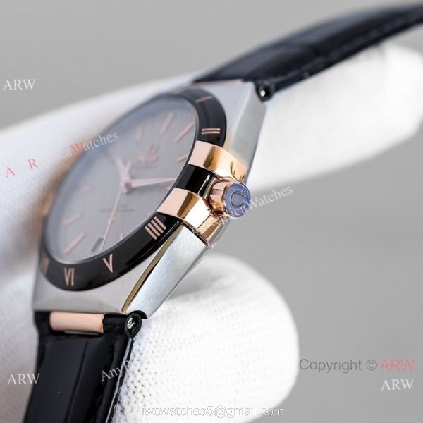 AAA Grade Swiss Replica Omega Constellation Gents 8800 Watch Gray Face 2020 New