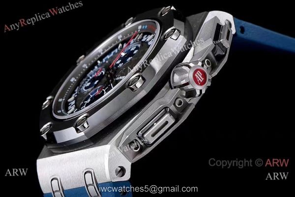 (JF) Swiss 3126 Audemars Piguet Chronograph Michael Schumacher Blue Index Dial Watch