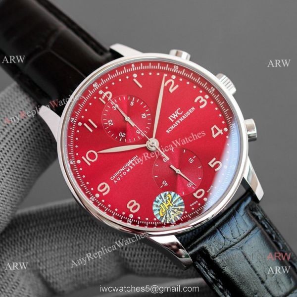AAA Replica IWC Portuguese Chronograph Blue Dial Watches Swiss 7750