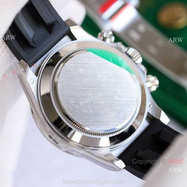 Swiss 7750 Rolex Daytona Replica Watch SS Diamond Dial Colorful Markers