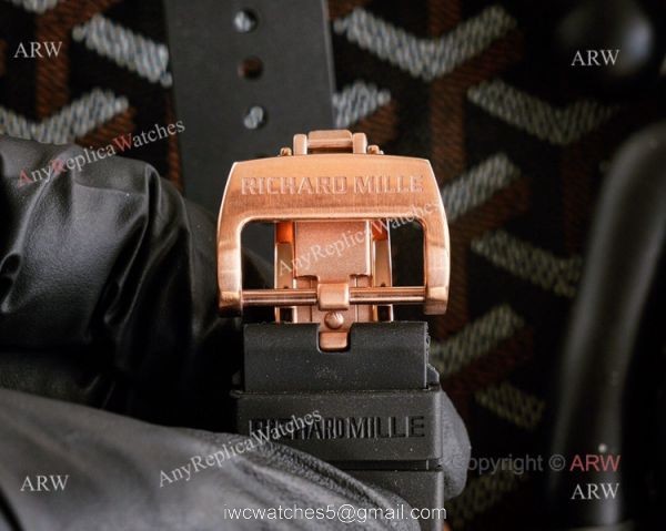 Unique Model Richard Mille RM 57-05 Eagle Dial With Rose Gold Diamonds Watch Replica