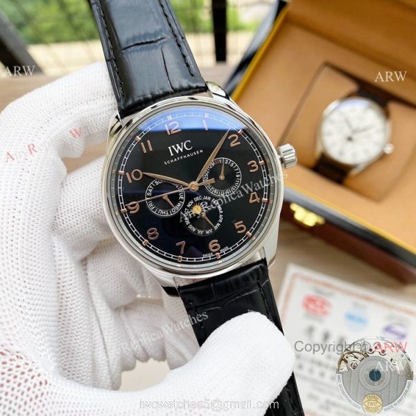 2020 New! IWC Portugieser Perpetual Calendar Watches Rose Gold