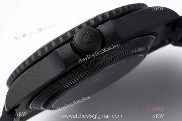 VR-Factory MAX 1-1 Best Edition Rolex Andrea Pirlo Skeleton Submariner Watch All Black