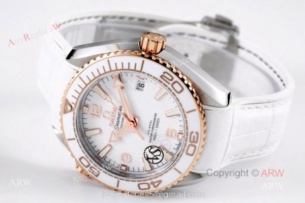 New Omega Seamaster Planet Ocean 600 Ladies Ceramic Watch Replica