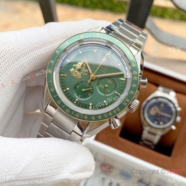 New Style Copy Omega Speedmaster Apollo 11Watch Black Dial