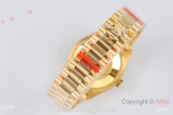 EW Factory Rolex Oyster Perpetual Datejust Watch Malachite Face Yellow Gold 31mm
