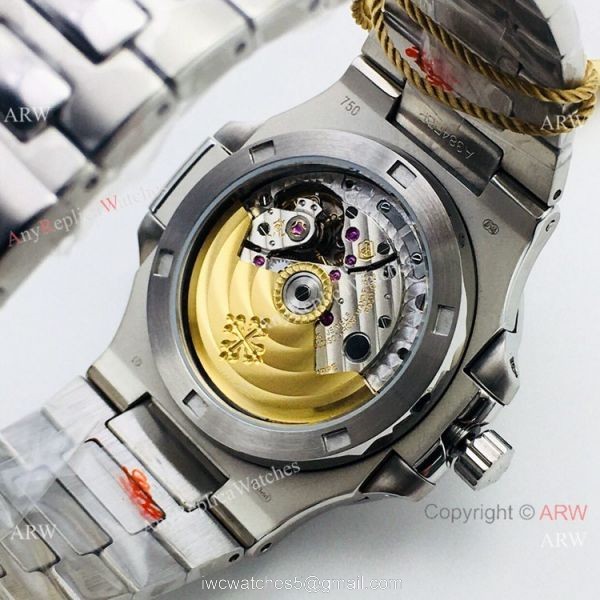 PFF Factory Replica Patek Philippe Nautilus Watch New Onyx Face