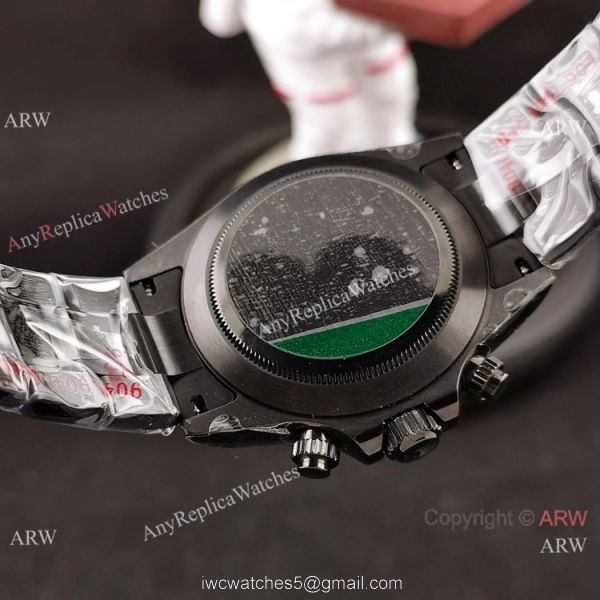 IPK Factory Best 1:1 Rolex Blaken Daytona Replica Watch Carbon Case