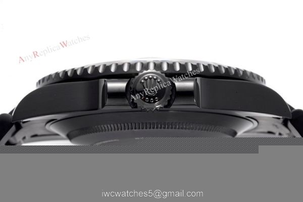IPK Best 1:1 Rolex Blaken Submariner Watch DLC Carbon