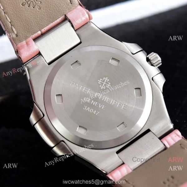 Copy Patek Philippe Lady Nautilus Watches Gray Gradient Dial 32mm