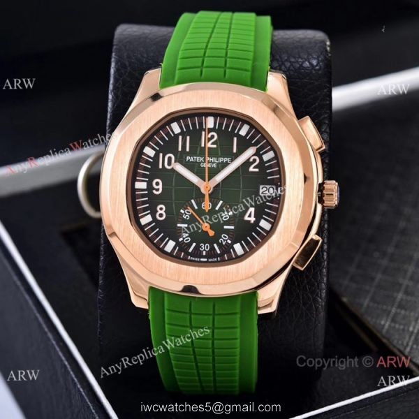 Best Clone Patek Philippe Aquanaut VK Quartz Watches Rose Gold Case