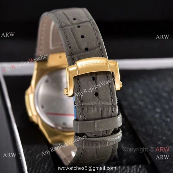 Japan Grade Patek Philippe Nautilus Diamonds Watches Yellow Gold Gray Gradient Dial