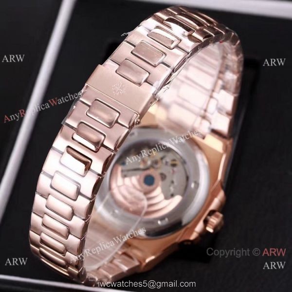 Knockoff Patek Philippe Nautilus 40mm Watches All Rose Gold