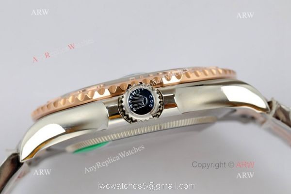 EW Factory Swiss 3235 Rolex Yachtmaster I Copy Watch 904l Two Tone Rose Gold