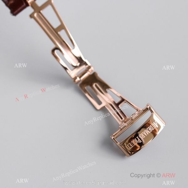 Swiss Copy Audemars Piguet Jules Audemars Watches 41mm Brown Dial Rose Gold