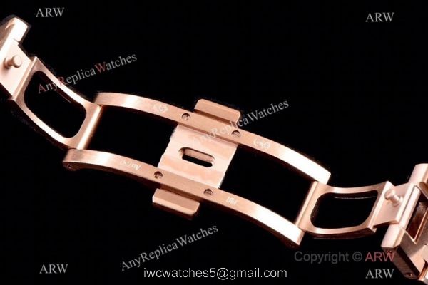 JF Audemars Piguet Lady Royal Oak Copy Watch Rose Gold White Dial 33mm
