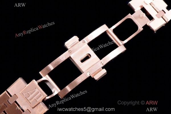Grade 1A Replica Audemars Piguet Royal Oak JF v5 Version Rose Gold Watch 41mm