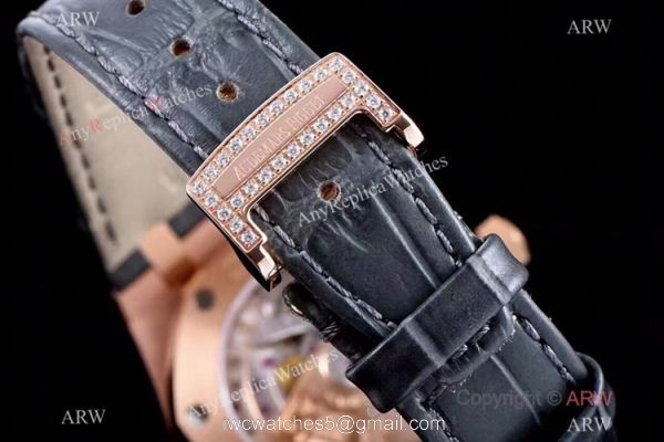 JF 1:1 Best Replica Audemars Piguet Iced Out Royal Oak 15400 Watch 3120 Movement
