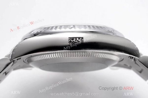 Swiss Clone Rolex Datejust Presidential 31mm Watch Stainless Steel Black Face