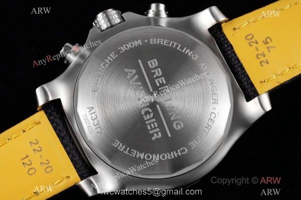 Swiss Grade Breitling Avenger Black Dial Watch Swiss 7750 Movement