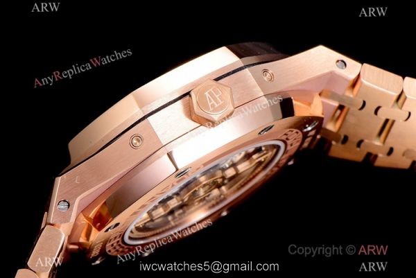 BF Factory Swiss Audemars Piguet Royal Oak Perpetual Calendar Watch Rose Gold Blue Cal.5134 Movement