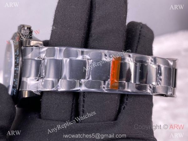 New! Swiss Copy Rolex Daytona 7750 Black Steel Panda Face Watch
