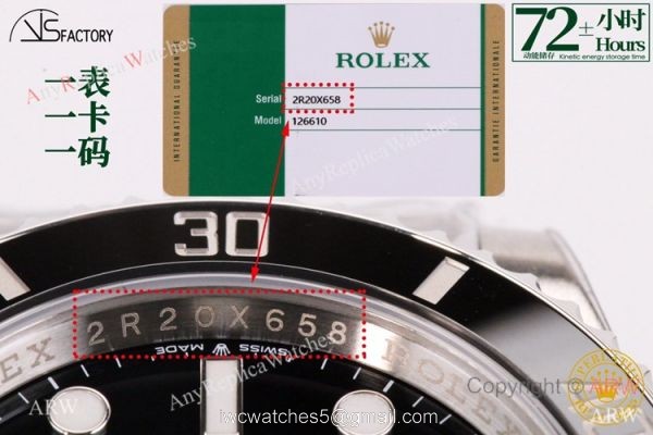 Swiss Grade 1 Rolex Submariner Black Dial 1:1 VS 3235 New 41mm Watch 72 Power Reserve