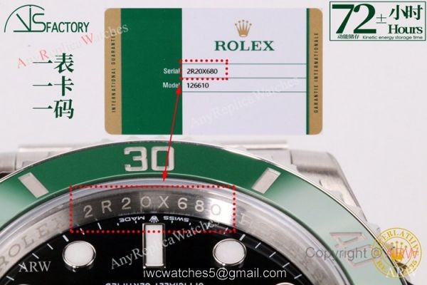Swiss Grade 1 Rolex Green Submariner 1:1 VS 3235 New 41mm Watch 72 Power Reserve
